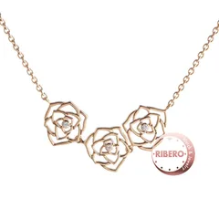PIAGET ピアジェ ローズ ネックレス ペンダント K18PG ダイヤモンド ピンク ゴールド【中古】のサムネイル