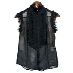 ENFOLD エンフォルド 22SS ドビーストライプタックノースリーブシャツ
