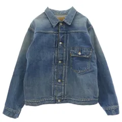 STANDARD CALIFORNIA スタンダードカリフォルニア SD Denim Jacket S996 Vintage Wash デニムジャケット ビンテージウォッシュ インディゴブルー系 W42【美品】【中古】のサムネイル