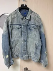 XL イージー ギャップ エンジニアードガーメンツ バイ バレンシアガ パデッド デニム ジャケット ブルーのサムネイル