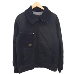 サイラス SILAS ジャンパー 中綿ジャケット ブルゾン ジップアップ リブ L 緑 黒 カーキ ブラック /TT ■GY99のサムネイル