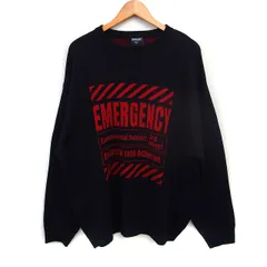 ニコアンド Niko and.. EVANGELION エヴァンゲリオン コラボ ジャカード ニット プルオーバー L ブラック 黒 /FT ■GY99のサムネイル