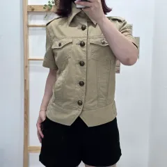 フリップ L/DIESEL Y2K バックプリント 刺繍 ミリタリー ショートジャケットのサムネイル