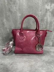 美品 GYDA ジェイダ GGチャーム グリッター ショルダー バッグ size‐/ピンク ■■ レディースのサムネイル