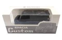 【中古】ミニカー スズキ スペーシア カスタム(ネイビー) プルバックカー ディーラー配布品のサムネイル