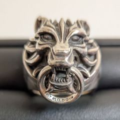 ☆希少 公式 FF7AC クラウディウルフ 925 シルバーリング 19号