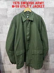 美品 76年 スウェーデン軍 M59 ユーティリティジャケット C56 ミリタリー アーミー ヴィンテージのサムネイル