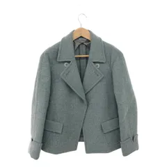 MAX MARA マックスマーラ ショートジャケット サイズ:40 ウール×アンゴラ/白タグ    グレー レディース / 240001211926のサムネイル