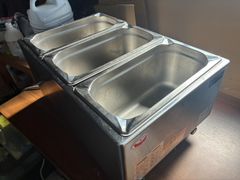 中古】サンデン 卓上 4面ガラス 冷蔵ショーケース AG-70XE W43D45H96cm