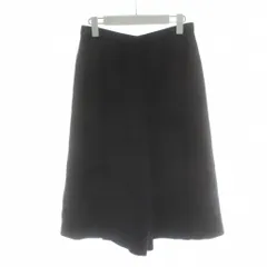 レリアン Leilian パンツ キュロット 9 黒 ブラック 無地 ミディ丈 Aラインシルエット ボトムス /PP ■GY61のサムネイル