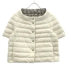 HERNO ヘルノ ショートスリーブリバーシブルダウンジャケット PI0449D-19231P-2610 ホワイト×ベージュ 42のサムネイル