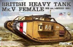 [신품] 플라스틱 모델 1/35 BRITISH HEAVY TANK Mk.V FEMALE [TYRANNOSAURUS SERIES] [TS-029]