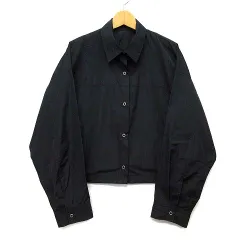モガ MOGA フィーリック feerique メモリータフタ シャツ ブルゾン ジャケット ブラック 黒 2 B0232FFJ001のサムネイル