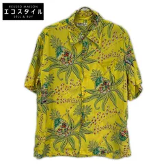 SUN SURF　サンサーフ　SS38312 イエロー レーヨン PINEAPPLE PASSION アロハシャツ　Lのサムネイル