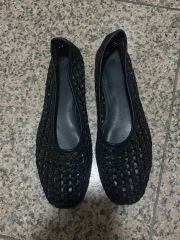 36【Senso】センソ　ジュエリーサンダル　フラットシューズ　ブラック 36【Senso】センソ ジュエリーサンダル フラットシューズ ブラック