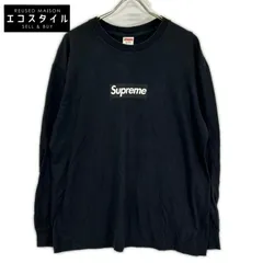 Supreme　シュプリーム　ブラック ボックスロゴ ロンT　Lのサムネイル