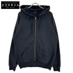 COMOLI　コモリ　26SS D01-05001 ブラック コットン裏毛 ジップパーカ　3のサムネイル