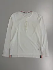 正規品 Thom Browne トム・ブラウン 白 ヘンリーネック 長袖 Tシャツのサムネイル