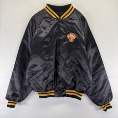 古着 スターター Starter USA製 ナイロンスタジャン NBA ワッペンロゴ
