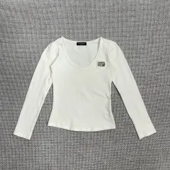 レディーストップス Dolce&Gabbana ドルチェ＆ガッバーナ コットン ロングスリーブ 長袖Tシャツのサムネイル