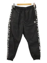 アディダス adidas HIROKOTAKAHASHI ウーブントラックパンツ GJ6715 XO 黒 ブラック ナイロン100% テーパード ボトムスのサムネイル