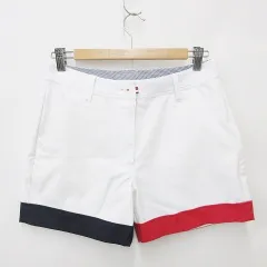 トミーヒルフィガー TOMMY HILFIGER GOLF ゴルフ ショートパンツ スポーツウェア 速乾 ストレッチ 白 ホワイト Mのサムネイル