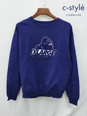 P340 [人気] XLARGE エクストララージ スウェットシャツ S パープル 綿100% OLD OG トレーナー 101253012002 | ★のサムネイル