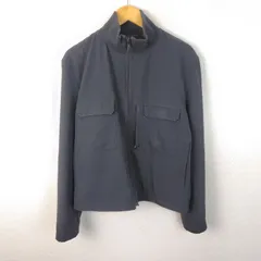DKNY ダナキャランニューヨーク ジップアップジャケット ブルゾン ブラック 黒 M メンズ 古着 モード シティーボーイのサムネイル