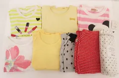  フィス ミキハウス コムサイズム 他 レインコート Tシャツ パンツ 等 8点 キッズ 女の子 中古のサムネイル