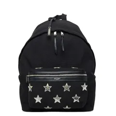 サンローラン シティ リュック バックパック 534968 ブラック キャンバス レザー レディース SAINT LAURENT【228-82483】のサムネイル