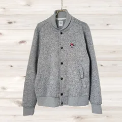 A1965 デザインティーシャツストア グラニフ Design Tshirts Store graniph ブルゾン ジャンパー アウター(M) グレー ワンポイント 綿のサムネイル