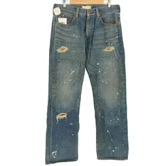 トミー TOMMY ペイント加工 ダブルニー ダメージデニムパンツ メンズ JPN：L のサムネイル