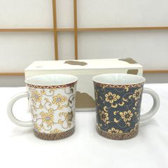 九谷焼 マグカップ 食器 九谷金山 金山窯 ペアマグカップ コンビ鉄仙