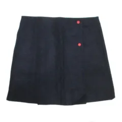 ヘリーハンセン HELLY HANSEN ラップスカート 台形 バーテックス ひざ丈 アウトドアウェア メルトンウール L 紺 ネイビー /Xのサムネイル
