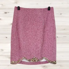 A1971 ローブドフルール ROBE de FLEURS ミニ タイトスカート(S) ピンク 裏地ありのサムネイル