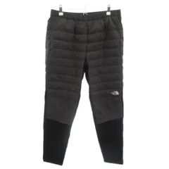 ザノースフェイス THE NORTH FACE Red Run Pro Long Pant 中綿アウトドアパンツ XL 黒 ブラック グレー キルティング フルレングス 無地 NY81876 /TL ■ECF007のサムネイル