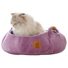 [OFT] 펠트 고양이 침대 COHALU (코할) 라벤더 퍼플