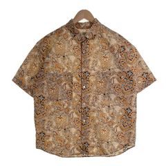 80-90's JIMMY'Z ジミーズ コットン リネン 総柄プリント ハワイアン