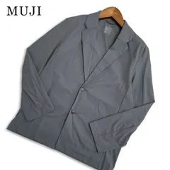 MUJI 無印良品 春夏★ アンコン ストレッチ コンフォート テーラード ジャケット Sz.M メンズのサムネイル
