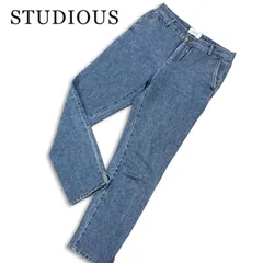 STUDIOUS ステュディオス 通年★ ウォッシュ加工 スリム デニム パンツ ジーンズ 日本製 Sz.2 レディースのサムネイル
