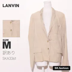 訳あり LANVIN アウター テーラードジャケット　長袖　ポケット付き　スタンダード　フランス製のサムネイル