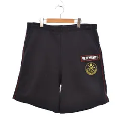 ヴェトモン ベトモン VETEMENTS 20SS Police Patch ショートパンツ スウェット ハーフパンツ L 黒 ブラック SS20PA324のサムネイル