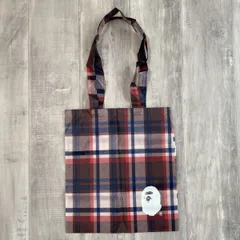 ★スマート限定★ 2007年 ラブジェネチェック トートバッグ a bathing ape BAPE Bag エイプ ベイプ アベイシングエイプ バッグ NIGO y1のサムネイル
