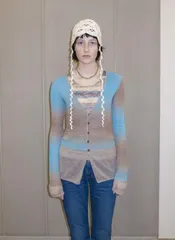 PERVERZE Double Face Knit Cardigan パーバーズ ダブルフェイス ニット カーディガン 新品未使用のサムネイル