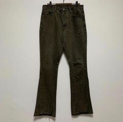 極美品‼️】mnmlフレアパンツブラウン ビンテージ加工 サイズ28 - メルカリ