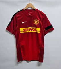 希少XL】ナイキ マンチェスターユナイテッド DHL プラシャツ 赤黒