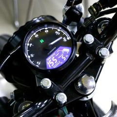 ゼファー750のタコメーター クローム仕上げ 0-12,000 rpm - メルカリ