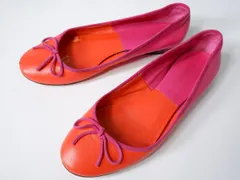 CELINEセリーヌ バイカラーフラットパンプス【36(23cm程度)】【LFWA76465】のサムネイル