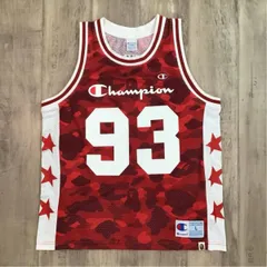 Champion × BAPE CAMO Basketball Tank Top Lサイズ a bathing ape STAR タンクトップ エイプ ベイプ チャンピオン BAPE STA y5のサムネイル