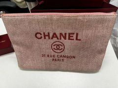 CHANEL＊シャネル ツィード ドーヴィル ポーチ - メルカリ